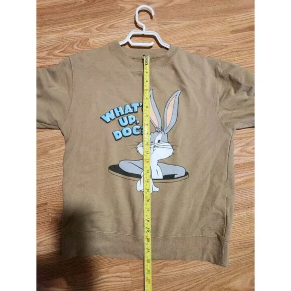 Looney Tunes Bugs Bunny Vintage Sweater Women  Pre-Owned - Picture 7 of 8